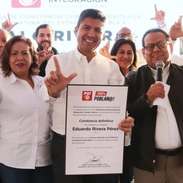 Lalo Rivera candidato oficial de PSI a la gubernatura de Puebla