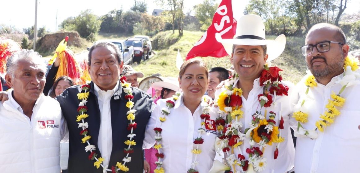 Visita Lalo Rivera Chignautla y Zacapoaxtla