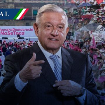 “Se disfrazan de demócratas”: AMLO se lanza contra asistentes a la marcha por la democracia  