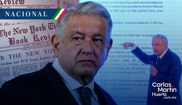 AMLO - NYT AMLO vuelve a mostrar carta de periodista de NYT ocultando número de teléfono