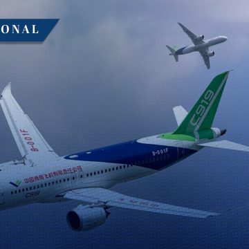 China presenta su primer avión de pasajeros C919