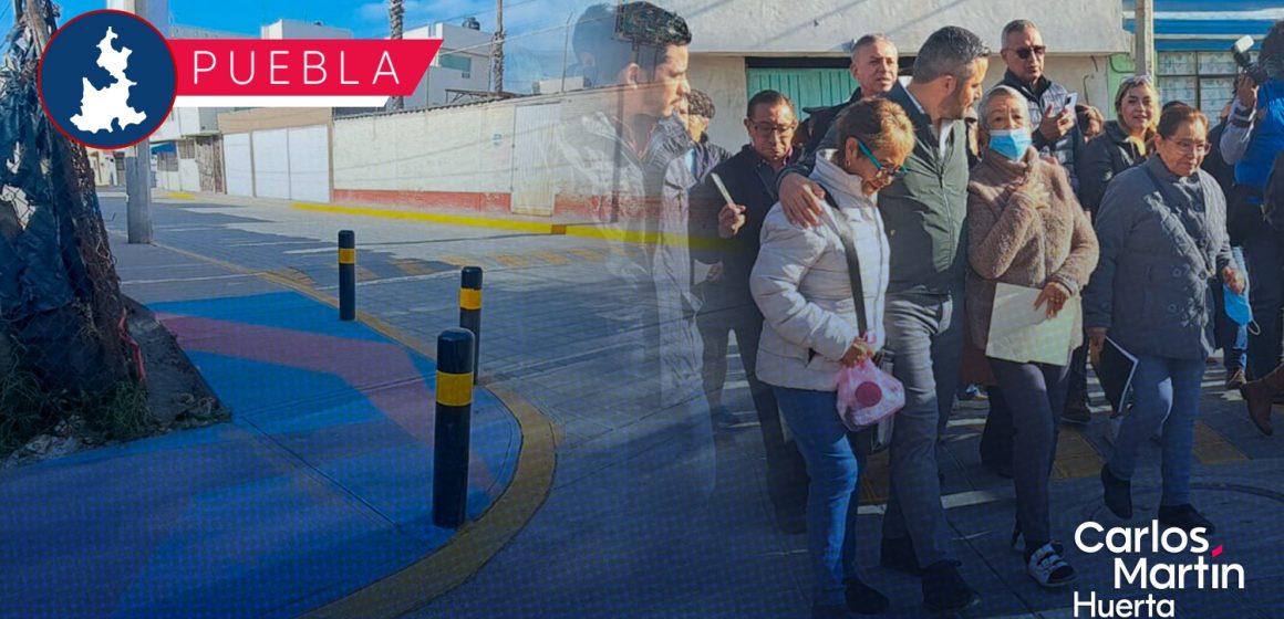 Inaugura Ayuntamiento de Puebla calles al sur de la ciudad