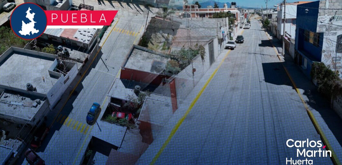 Se entregan tres nuevas calles en San Francisco Totimehuacan