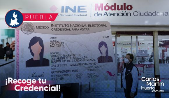 Credencial -INE INE llama a los poblanos recoger su credencial para votar