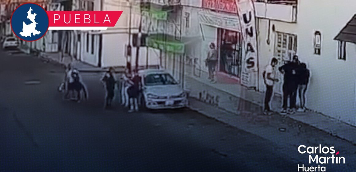 En menos de 2 minutos, delincuentes realizan tres asaltos en Puebla