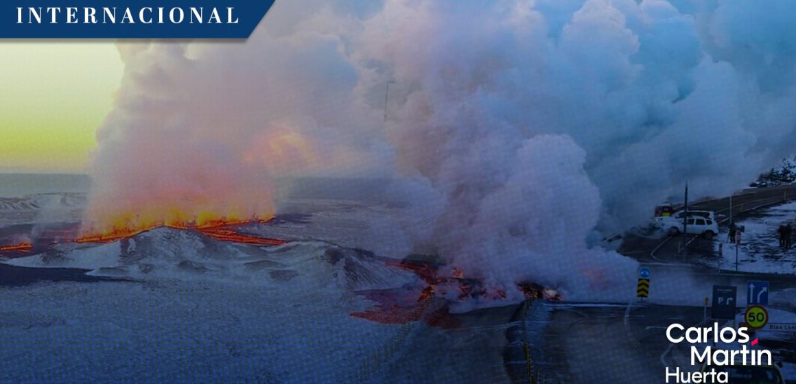 (VIDEO) Volcán de Islandia registra nueva erupción, la tercera en dos meses  