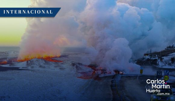 (VIDEO) Volcán de Islandia registra nueva erupción, la tercera en dos meses  