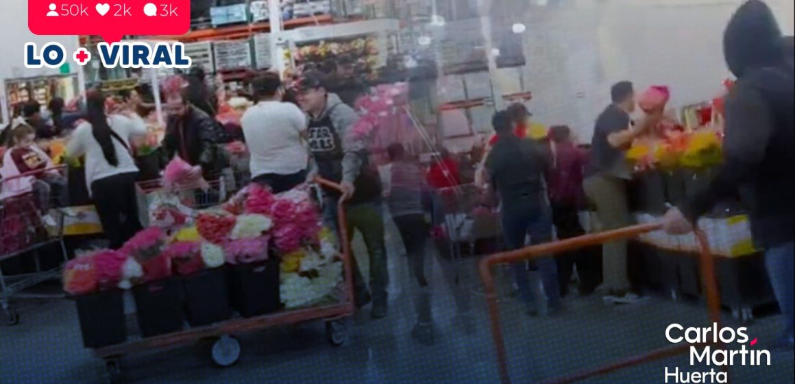 (VIDEO) Revendedores de Costco ahora arrasan con flores para el 14 de febrero