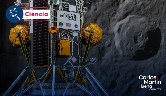 Odiseo envía foto de la Luna antes de histórico alunizaje
