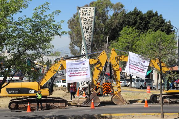 Inician trabajos para la construcción del distribuidor vial “Ejército de Oriente”