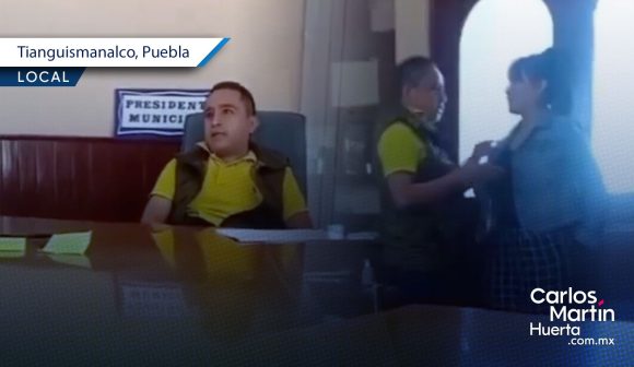 Graban a Martín Zanes, edil de Tianguismanalco intimidando a jueza Graban a Martín Zanes, edil de Tianguismanalco intimidando a jueza