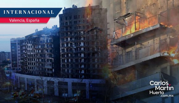 Cinco muertos por incendio de edificio en Valencia