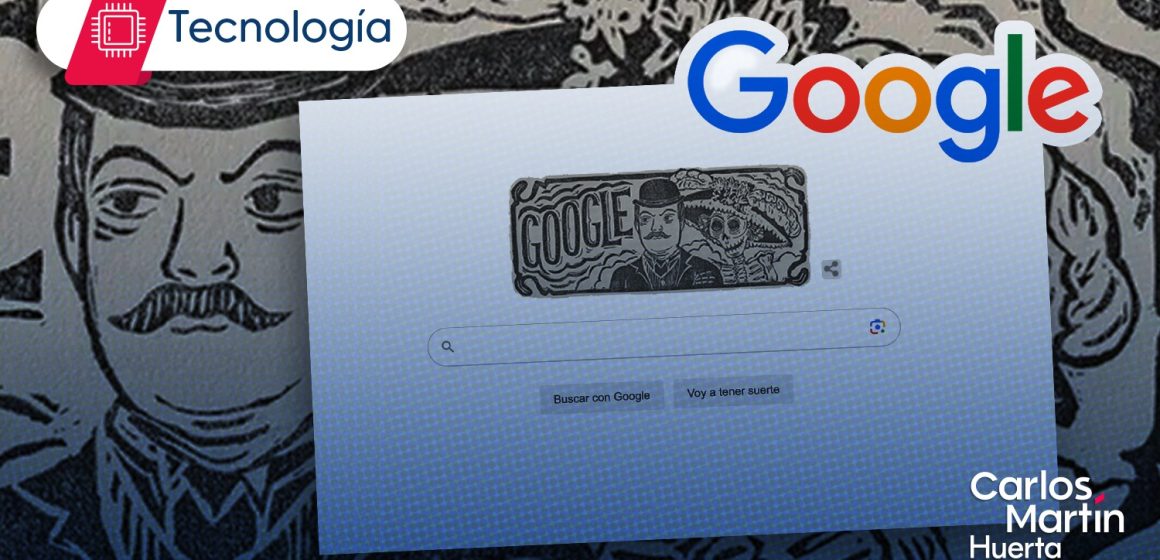 José Guadalupe Posada es homenajeado con doodle de Google