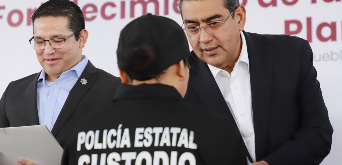 Consolida gobierno de Sergio Salomón a Puebla como un estado seguro