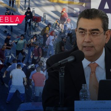Manifestación en Vía Atlixcáyotl buscaba sacar “raja política”: Céspedes Peregrina