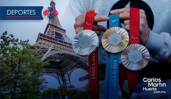 Medallas olímpicas de París 2024 llevarán fragmento de la Torre Eiffel