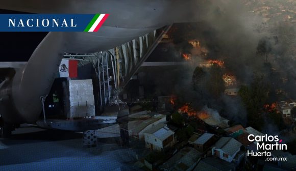 México envía a Chile más de 20 toneladas de víveres por incendios forestales