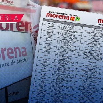 Morena define lista de candidatos a diputados federales por Puebla