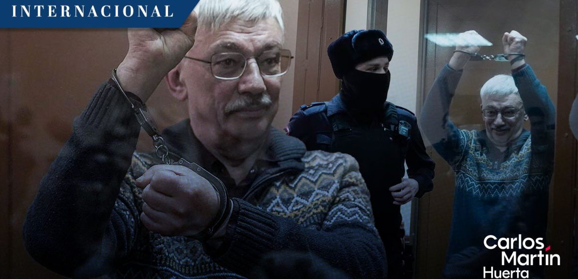 Rusia condena a dos años y medio de cárcel a Oleg Orlov, premio Nobel de la Paz