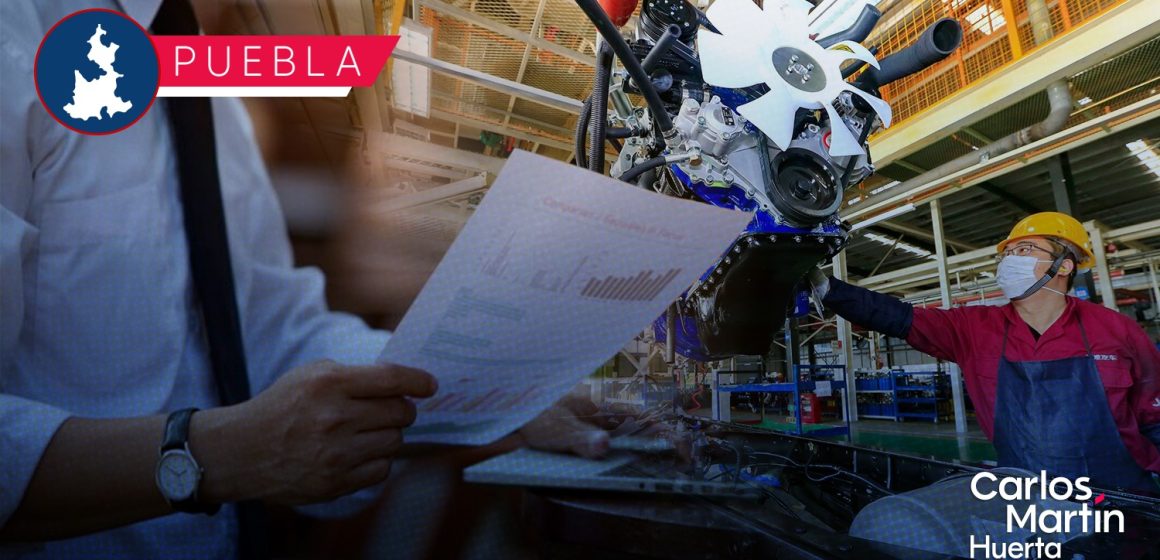 Productividad laboral en Puebla disminuyó 5% en tercer trimestre de 2023