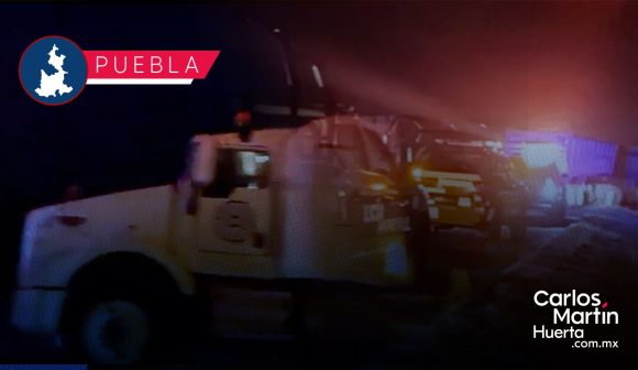 Recuperan tráiler robado en Vía Atlixcáyotl