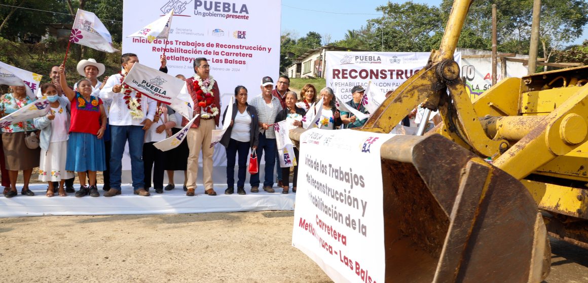 Arranca rehabilitación de la carretera Metlaltoyuca-Las Balsas