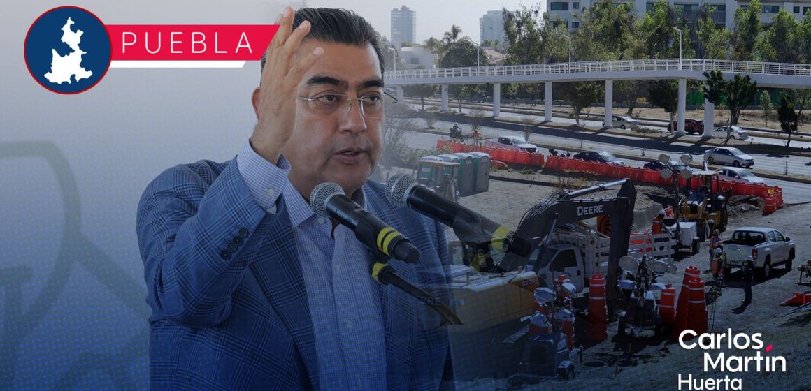 Gobernador pide comprensión por cierres ante obras en zona metropolitana de Puebla 