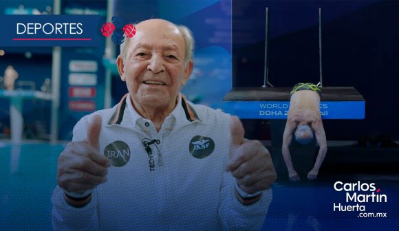 (VIDEO) Clavadista de 100 años se lleva medalla en Doha 2024