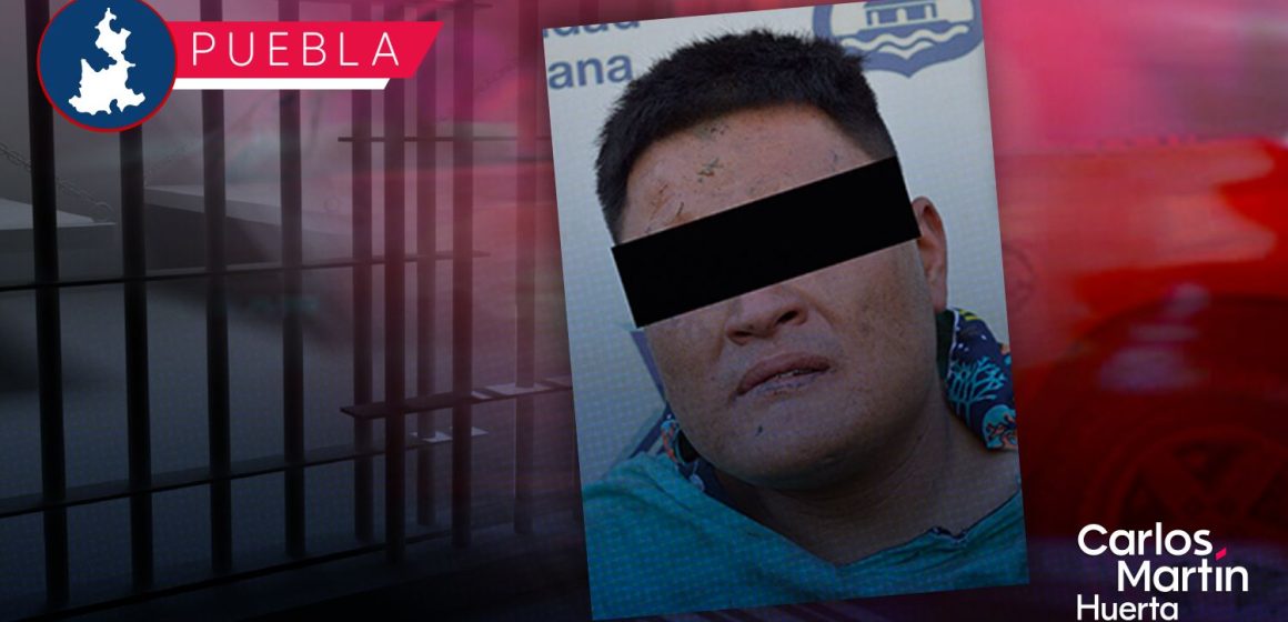 Tras persecución, detienen a líder de banda dedicada al robo de vehículos en Puebla