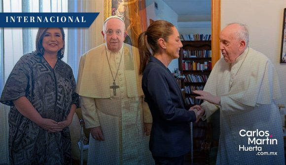 Xóchitl Gálvez y Claudia Sheinbaum se reúnen con  el papa Francisco