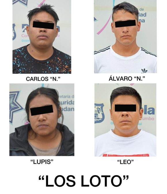 Detiene la SSC a diez personas asociadas al robo de vehículo con violencia, robo y comercio de autopartes