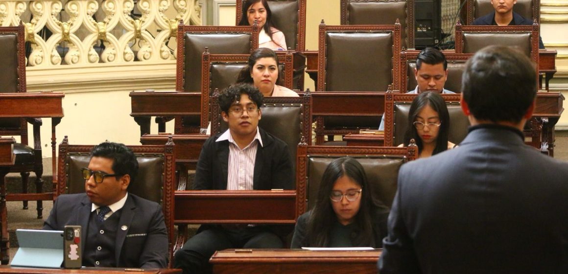 Promueve Congreso de Puebla la participación de las y los jóvenes