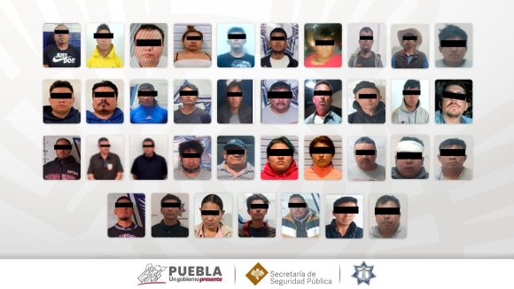 Labores de reacción policial permitieron detener a 38 personas: SSP
