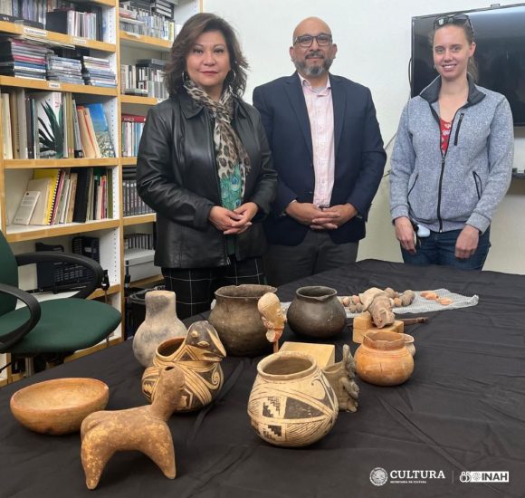 El gobierno mexicano recibe 41 piezas arqueológicas de Estados Unidos