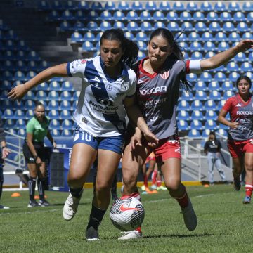 Puebla femenil venció 1-0 al Necaxa en el Cuauhtémoc