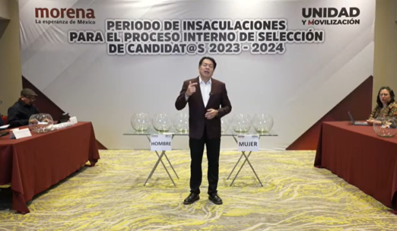 Morena sortea a sus plurinominales al Senado y Diputados