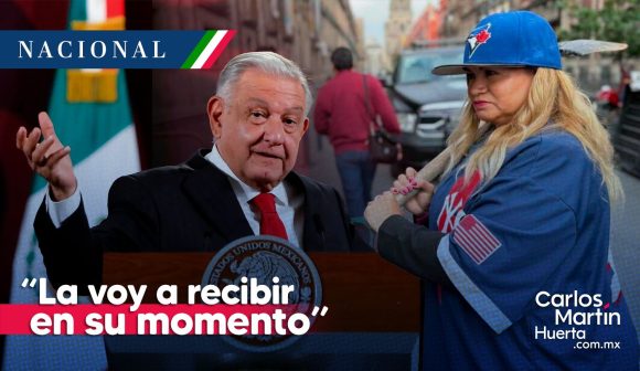 “La voy a recibir en su momento”, responde AMLO tras protesta de Ceci Flores