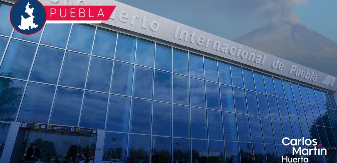 Suspenden operaciones en Aeropuerto de Puebla por caída de ceniza del Popocatépetl