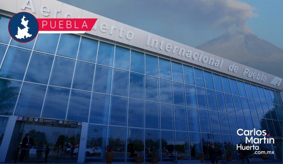Suspenden operaciones en Aeropuerto de Puebla por caída de ceniza del Popocatépetl