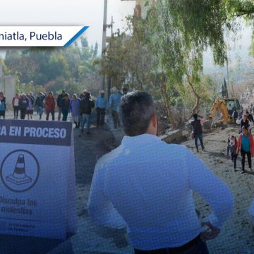 Anuncian cierres en vialidades de San Andrés Azumiatla por obras