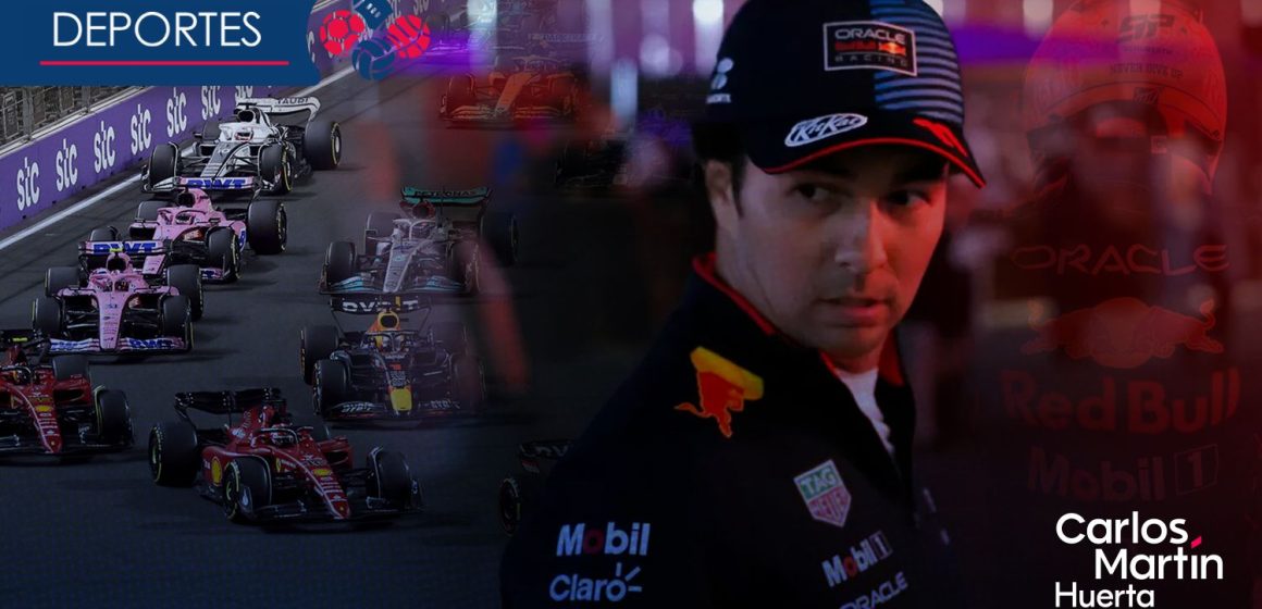 Checo Pérez arrancará tercero en el GP de Arabia Saudita