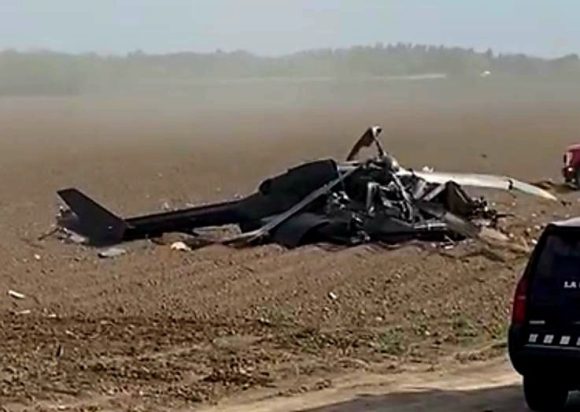 Cae helicóptero militar de EE.UU. en Texas   