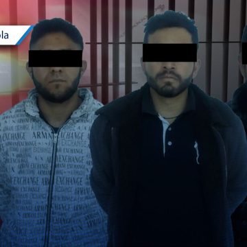 Detienen en Quecholac a presuntos vendedores de droga