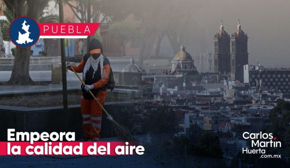 Portada Empeora la calidad del aire en Puebla ante caída de ceniza CMH Empeora la calidad del aire en Puebla ante caída de ceniza