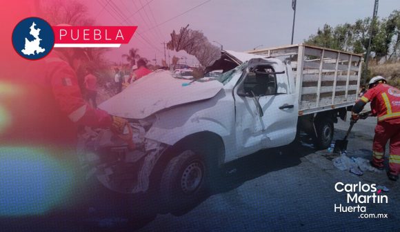 Fuerte accidente en Periférico Ecológico deja a dos personas heridas