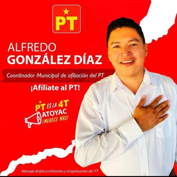 GHyO5P3boAA0AYR Asesinan al candidato del PT Alfredo González en Guerrero