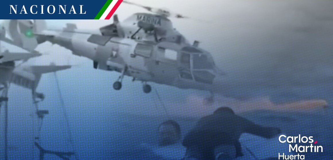 (VIDEO) Desploma helicóptero de la Marina en Michoacán; hay tres muertos