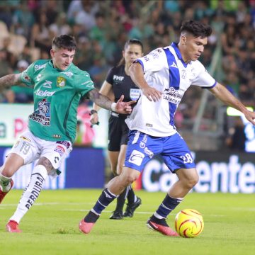Puebla pierde contra León en el Nou Camp