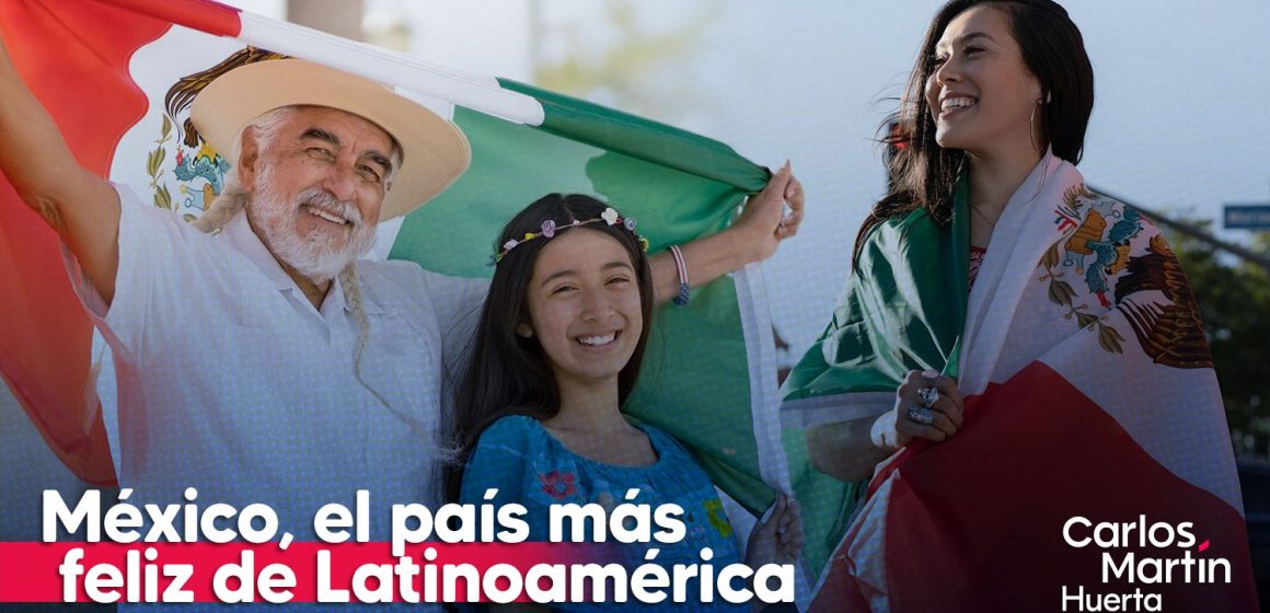 México es el segundo lugar más feliz del mundo en AL; número 25 en el mundo