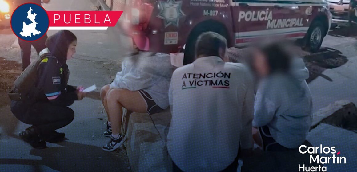 Policías y vecinos frustran intento de suicidio de joven en Puebla